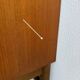 Vintage tambour cabinet teak
