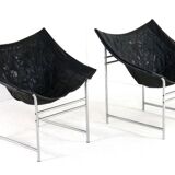 Set of 2 Gerard van den Berg for Montis Swing armchairs