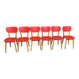 Set of 6 vintage bistro chairs