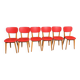 Set de 6 chaises de bistrot vintage