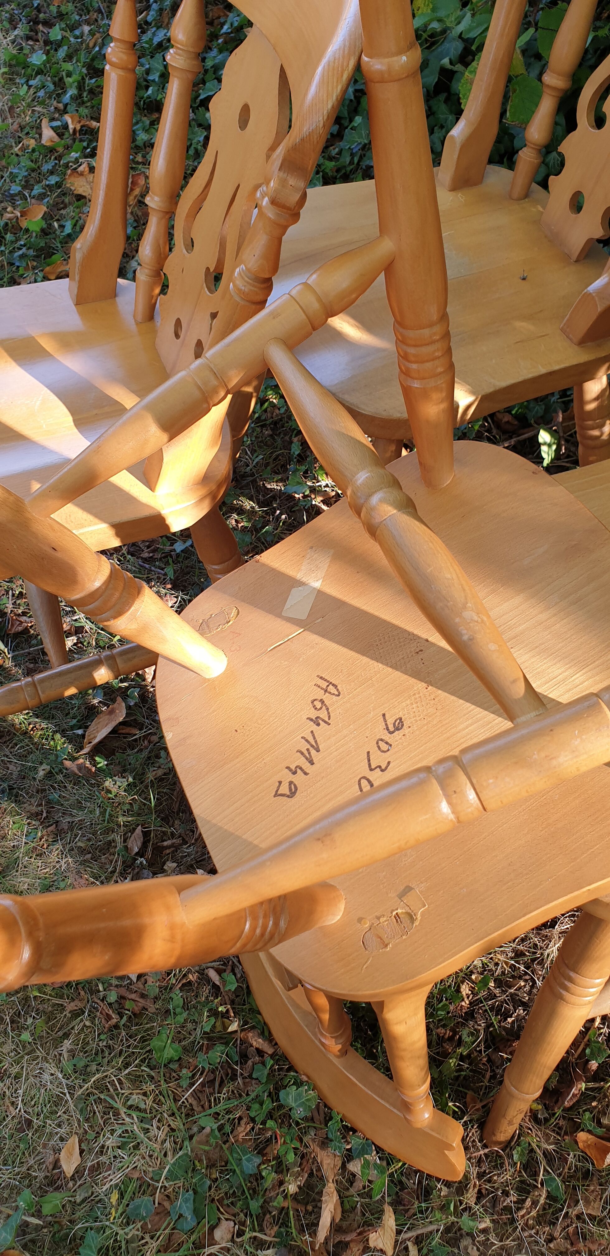 4 chaises western