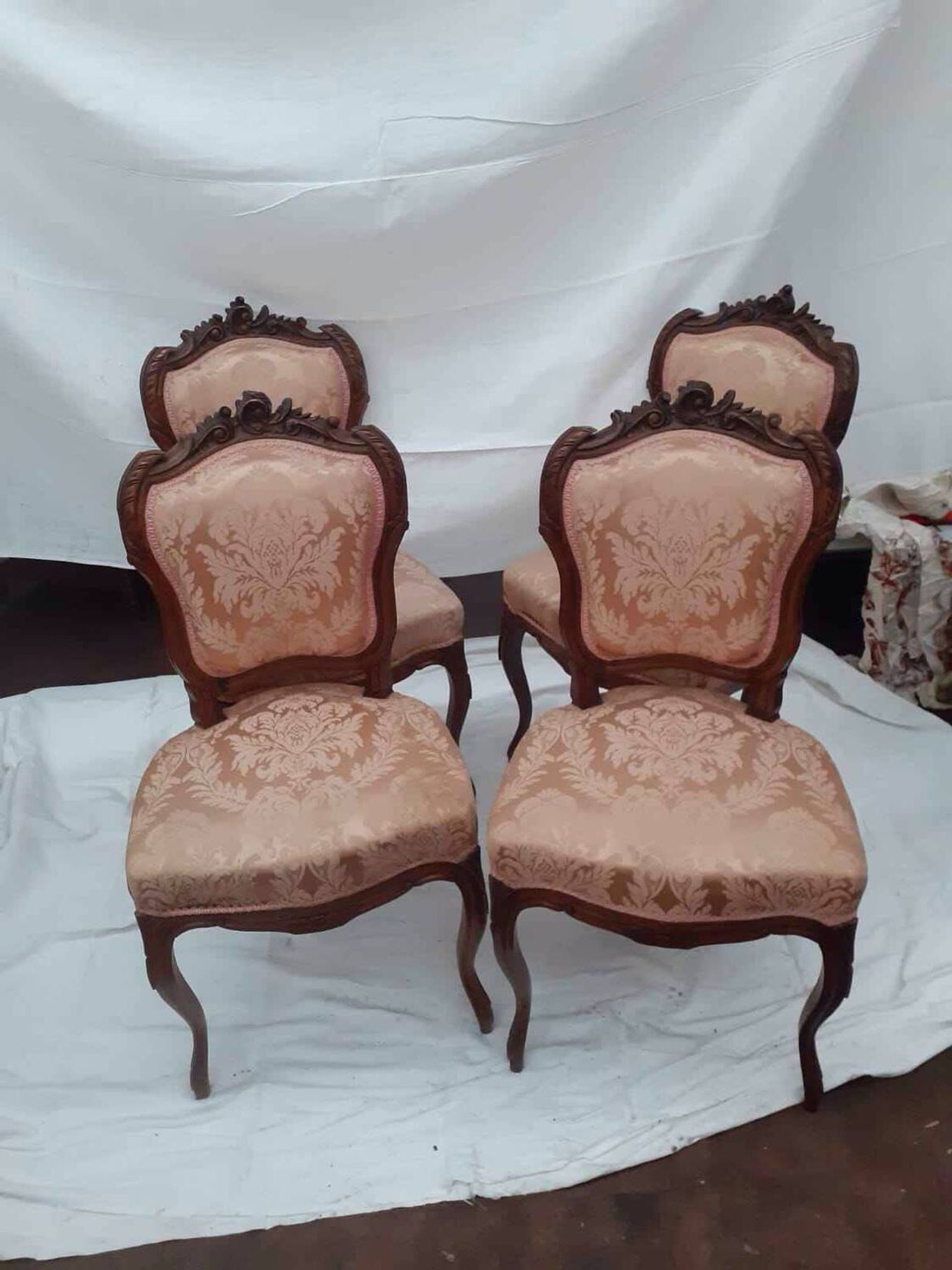 4 Louis XV style chairs