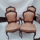 4 Louis XV style chairs