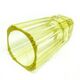 Art Deco vase, crystal, Moser, Czechoslovakia, 1930s