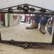 Miroir bizauté Art Nouveau (69X47cm)
