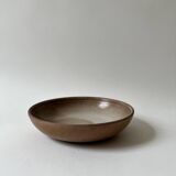 small salad bowl / deep dish in enamelled stoneware, France 1970