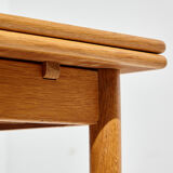 Restored oak dining table