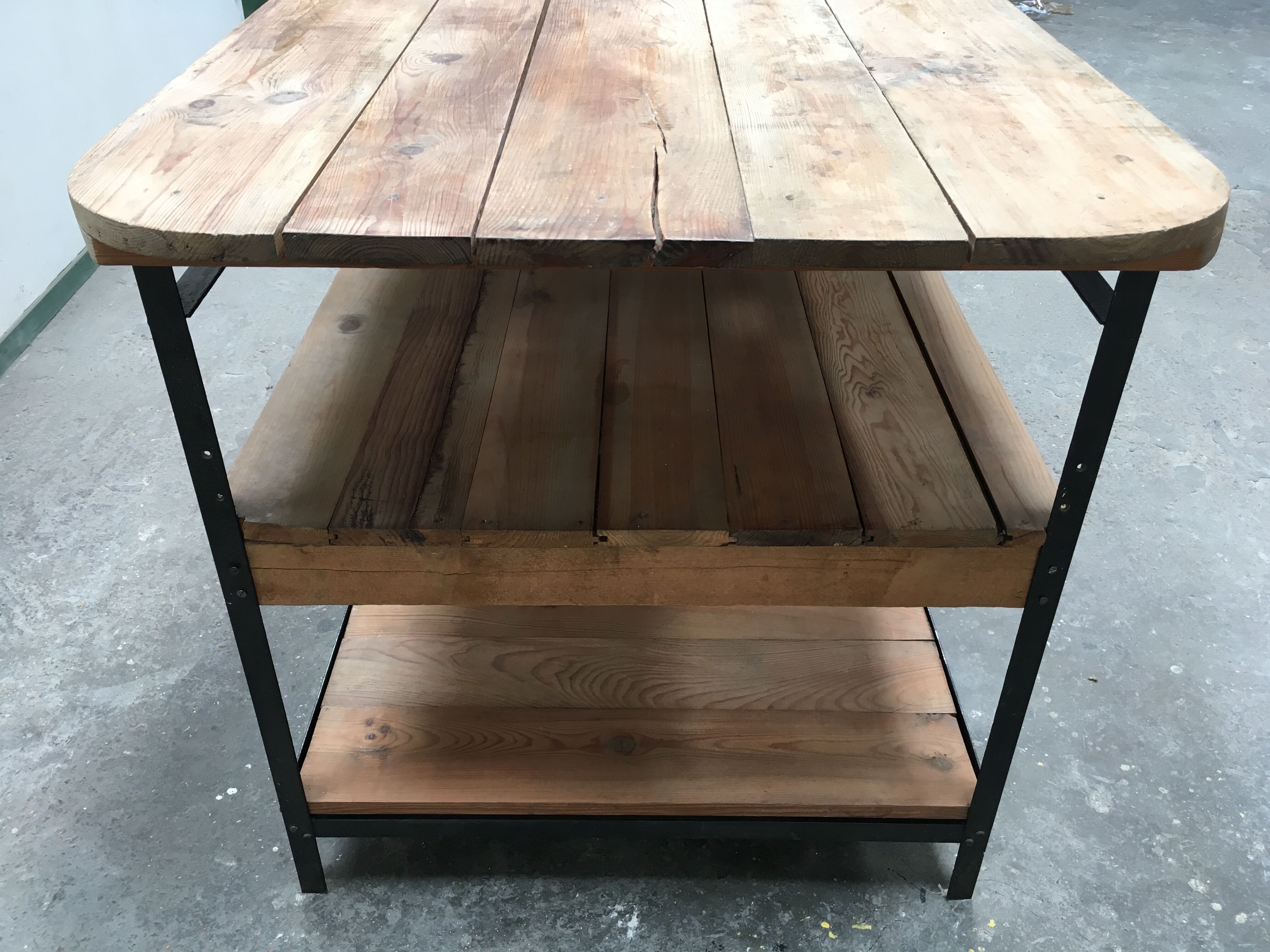 Counter to shelves of business