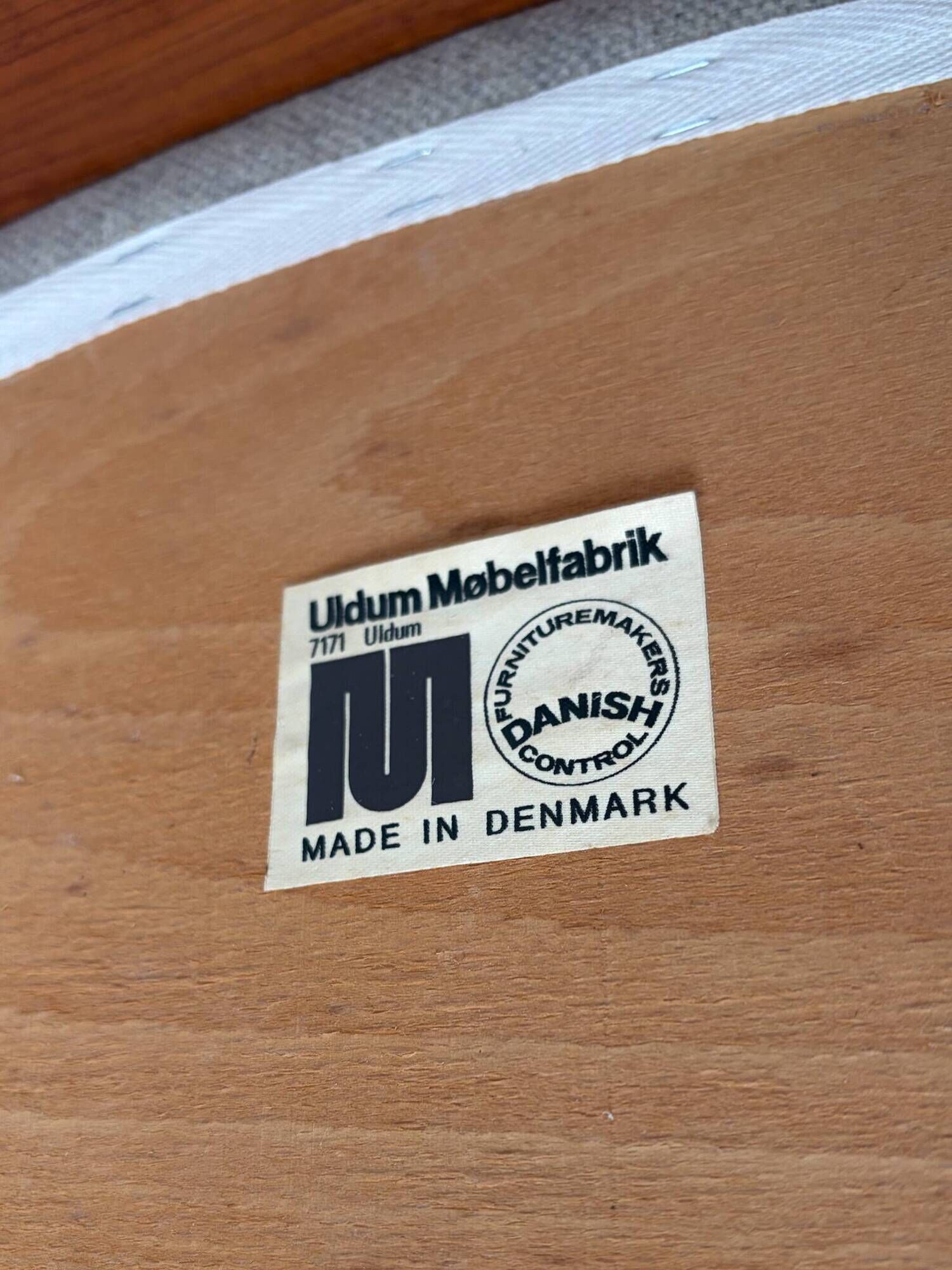 Set of 6 Danish design chairs by Johannes Andersen for Uldum, 1960s