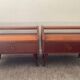 Pair of Scandinavian teak bedside tables from the 60s-70s