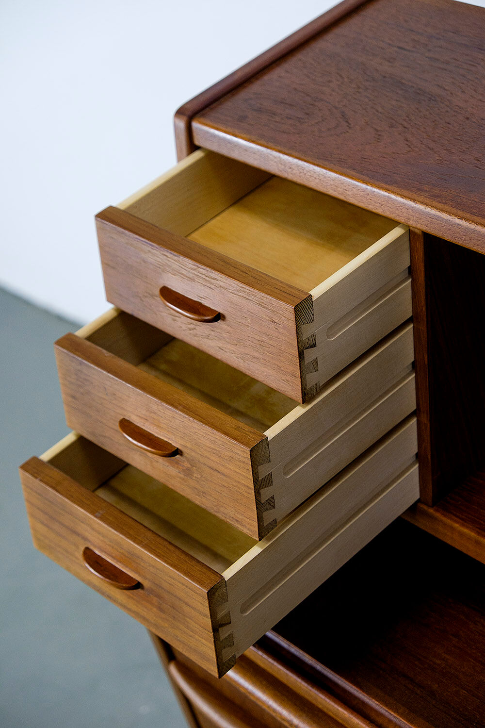 Teak Secretary by Christian Møller Möbelsnedkeri, 1960s