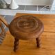 Vintage tripod wooden stool