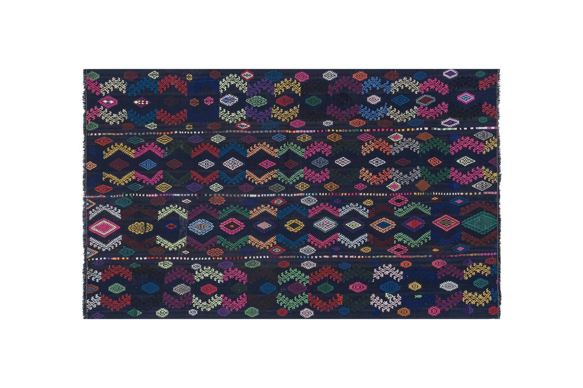 Vintage Turkish kilim, handwoven, 170x294 cm.