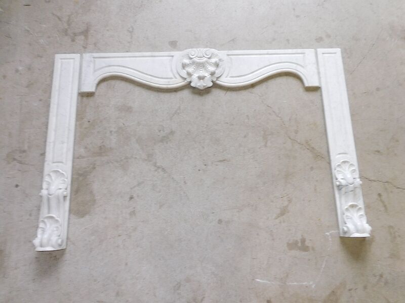 Carrara marble pathee façade element