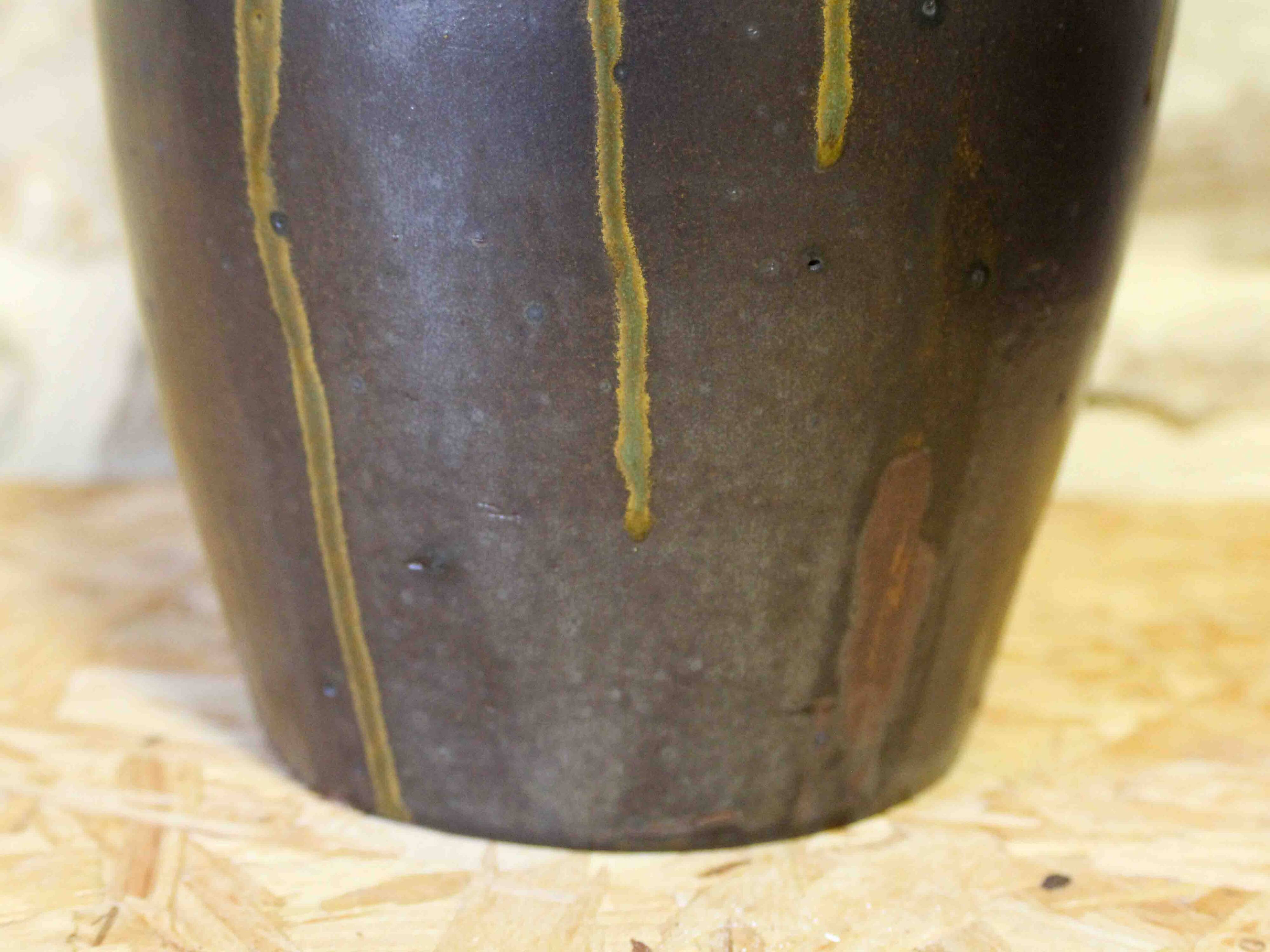 Large glazed stoneware vase Lucien Arnaud Saint-Amand-en-Puisaye