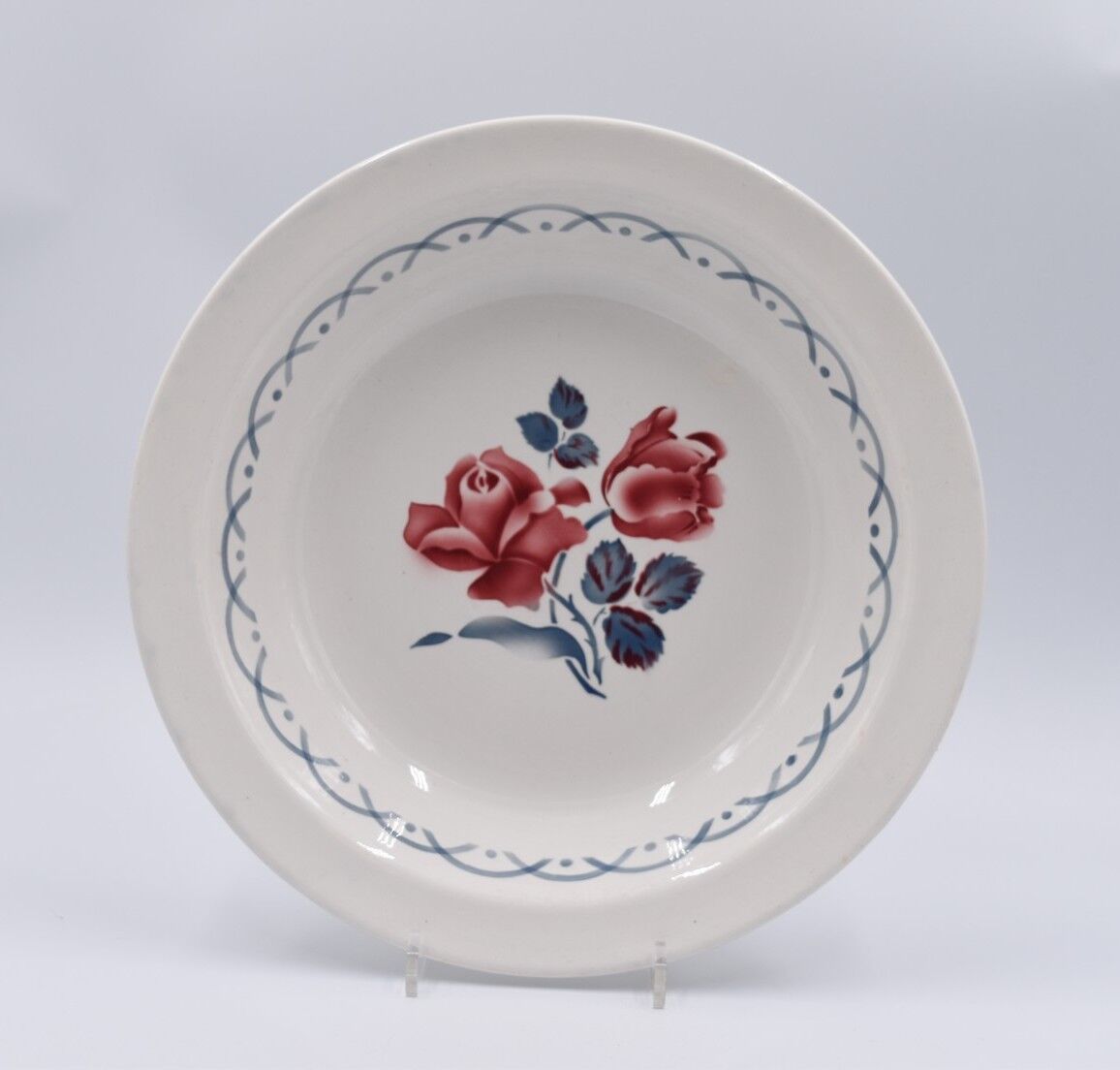 Round hollow dish décor Cannes by Digoin Sarreguemines