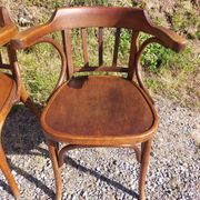 4 fauteuils Baumann en bois courbé