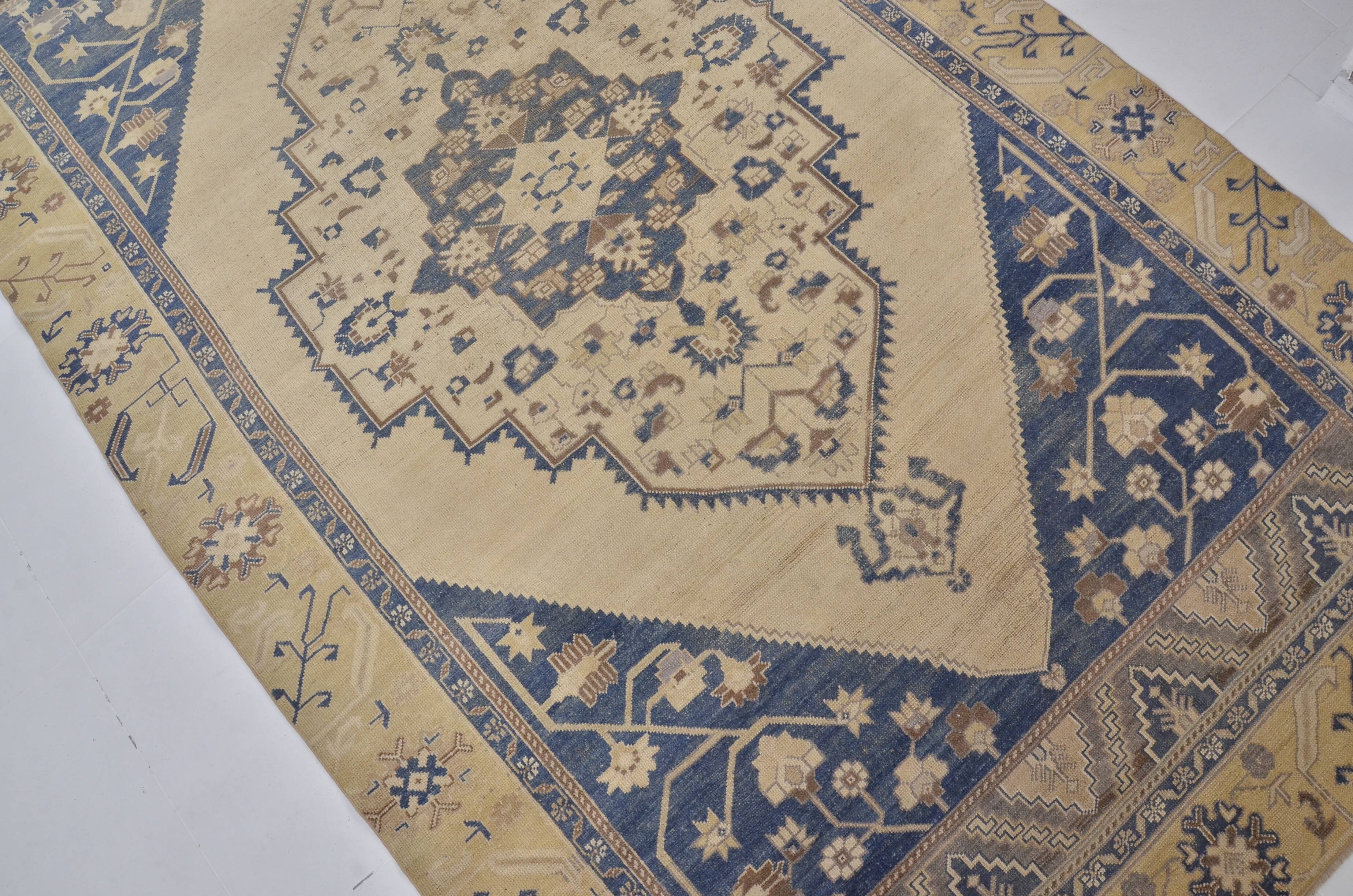 Oushak Handknotted Wool Area Rug sku 1557