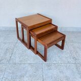Teak nesting coffee table