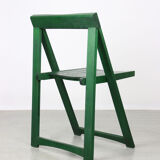Vintage green folding chair