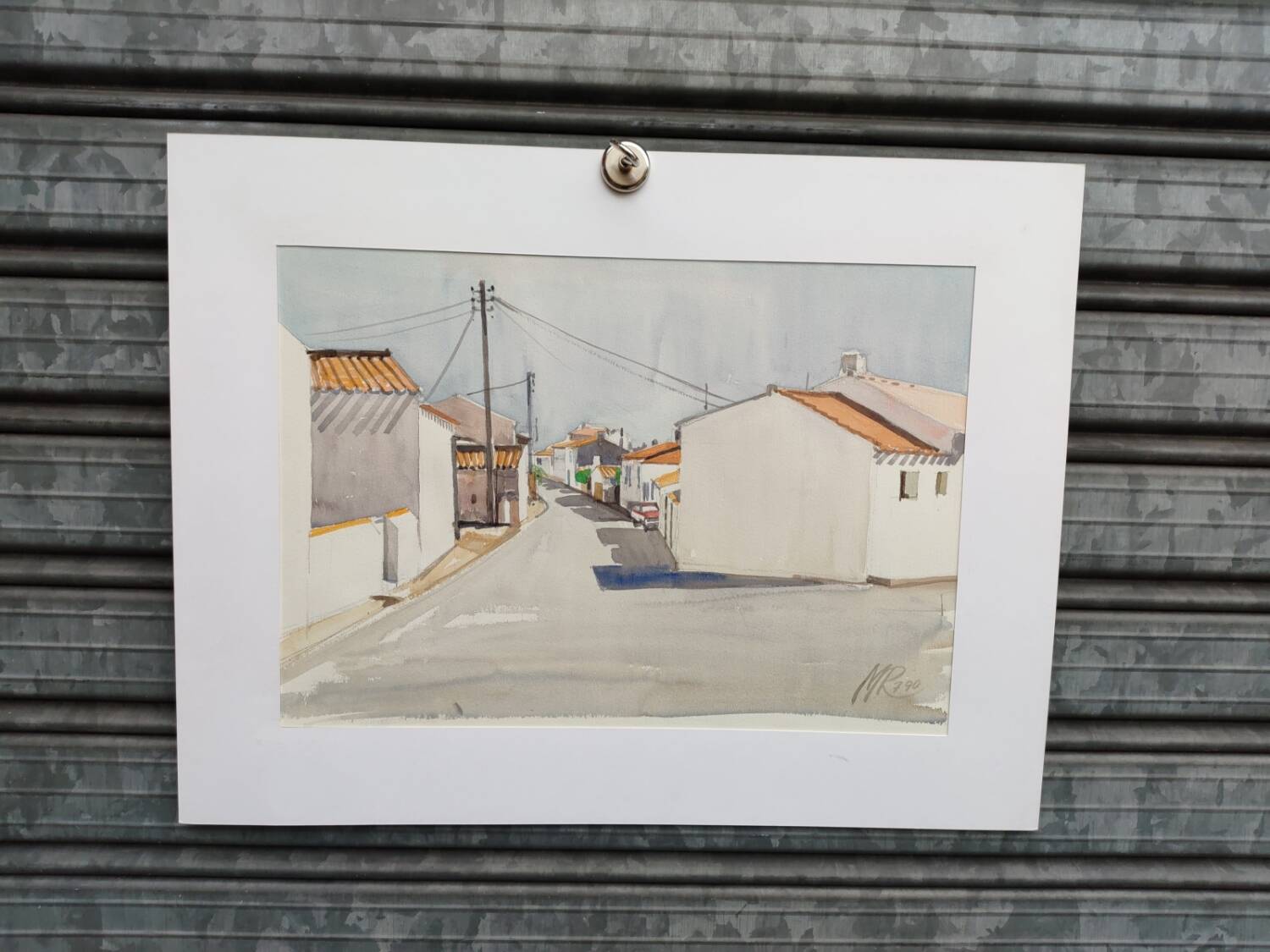 Watercolour by Michel Roubille, 1990.