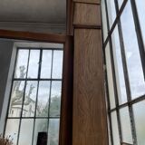 Oak showcase bookcase