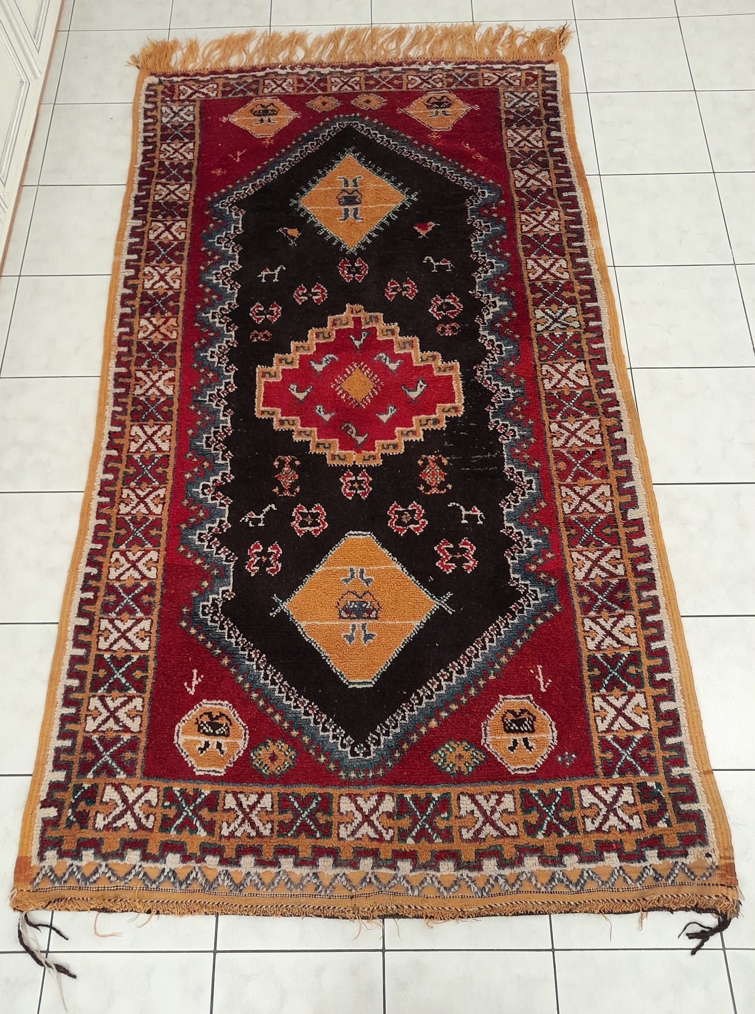 Berber carpet Taznakht handmade 246x145cm