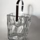 Seau à glaçons carré cristal de Vannes hauteur 14cm