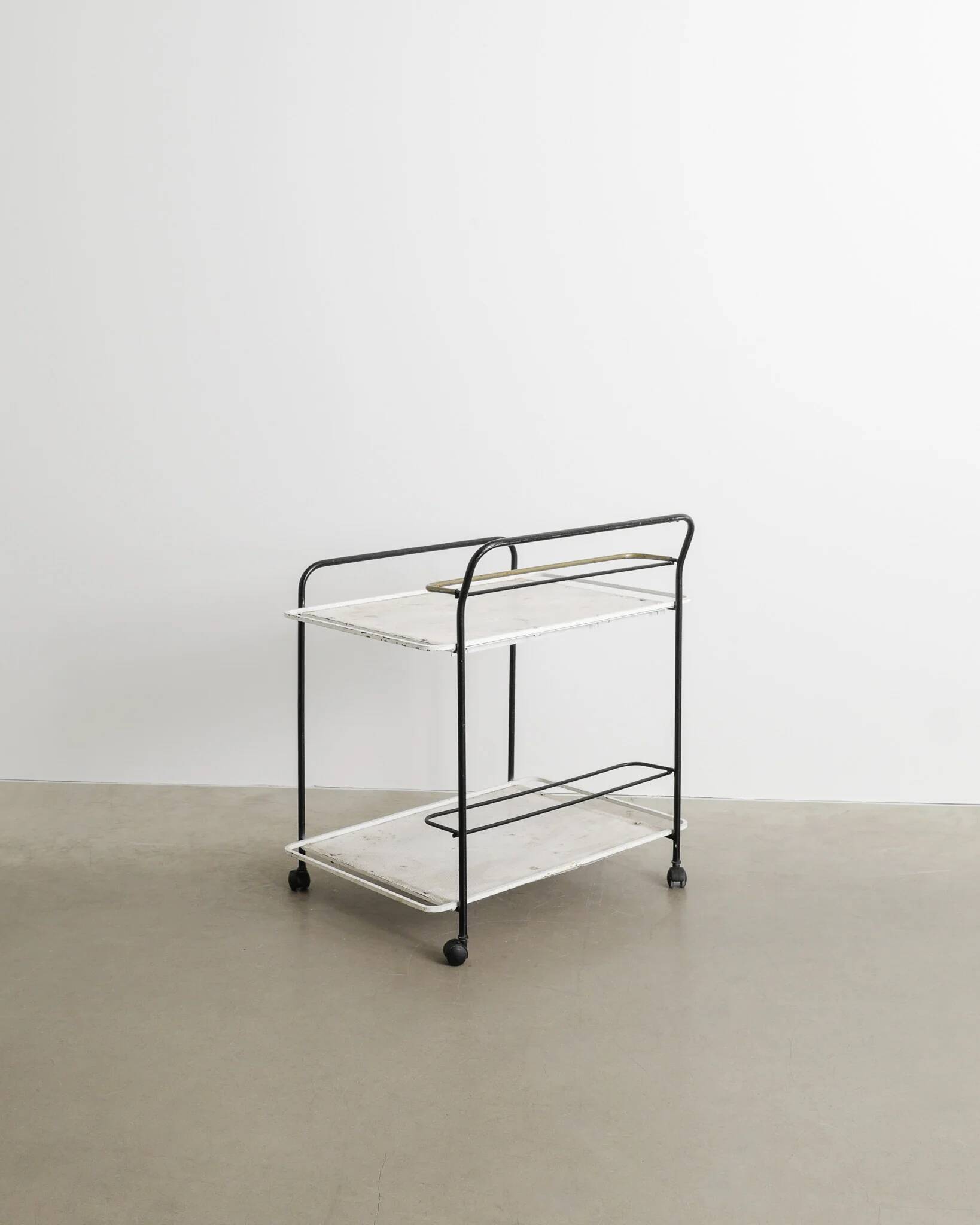 French Mid Century Servin Trolley by Mathieu Matégot, 1950s