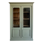 Earthy green oak display case