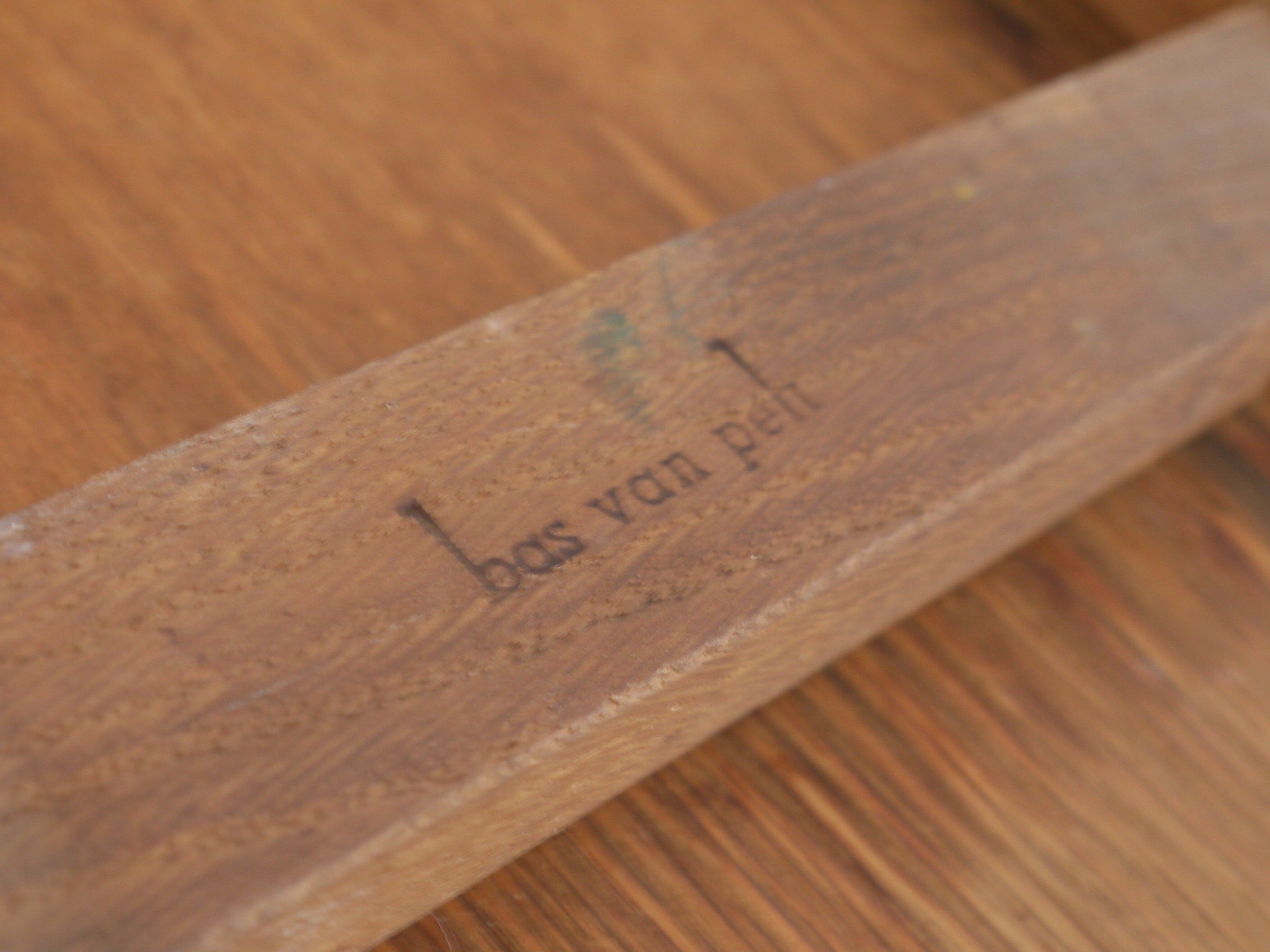 Bureau en chêne double face par Bas van Pelt pour EMS Overschie années 1930