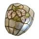 Applique nacre fleurie