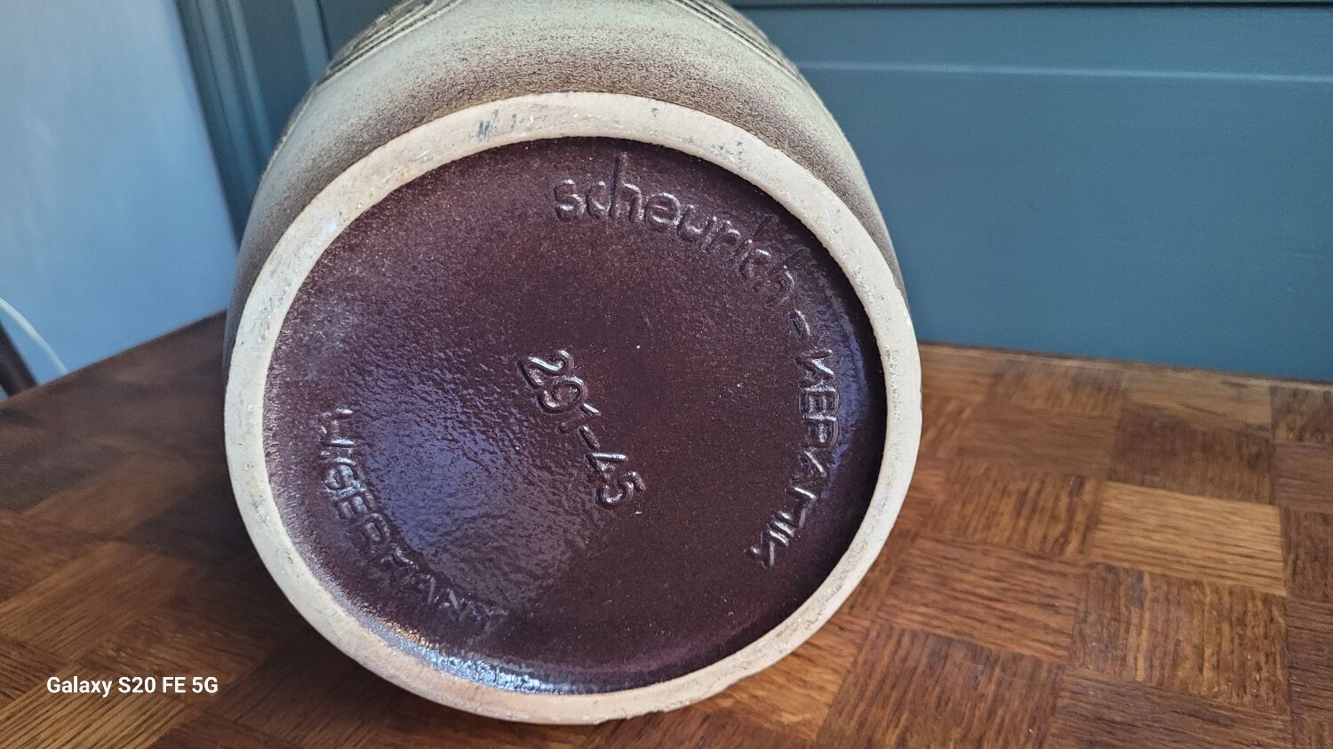 Large 60's Scheurich vase