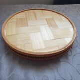 Plateau bois papillon