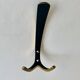 Brass wall coat hooks from Herta Baller, set of 5