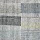 7x10 Yellow Black Striped Vintage Rug, 220x304Cm