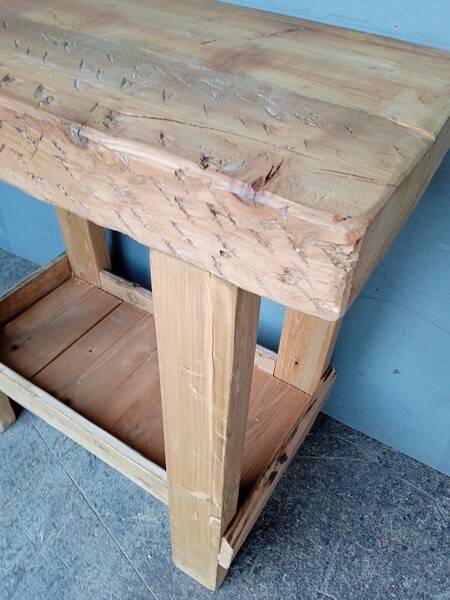 Workbench 90cm old solid wood