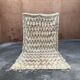 White Marmoucha Moroccan rug - 194 x 347 cm