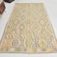 Tapis Kilim Vintage Laine Fait Main, Bohème, Motifs Géométriques, 149X247Cm