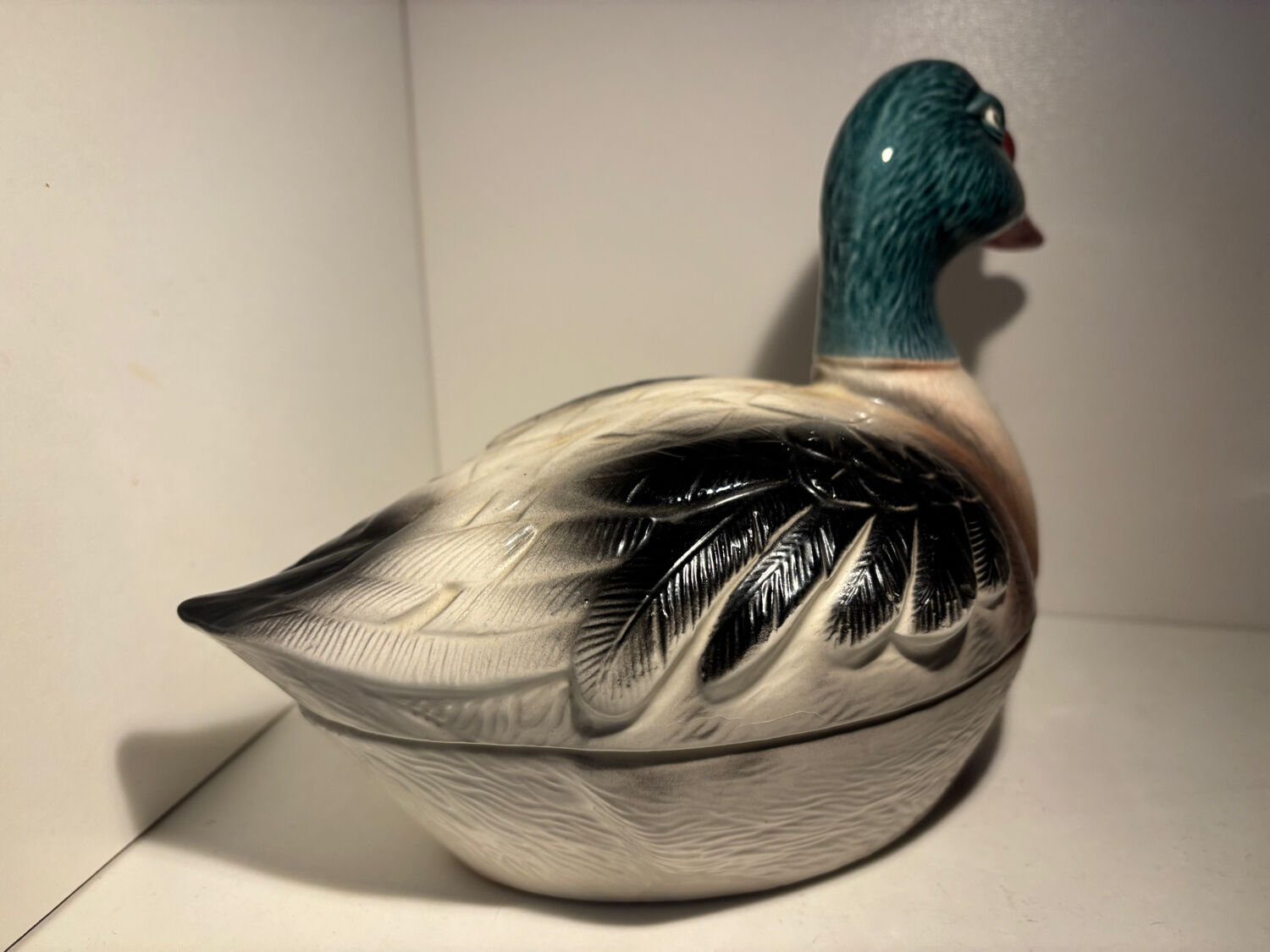 Zoomorphic terrine signed by Michel Caugant