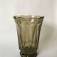Large smoked glass vase from the 70s