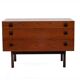 Coiffeuse commode scandinave en teck années 1960