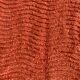 Orange chenille double bed cover
