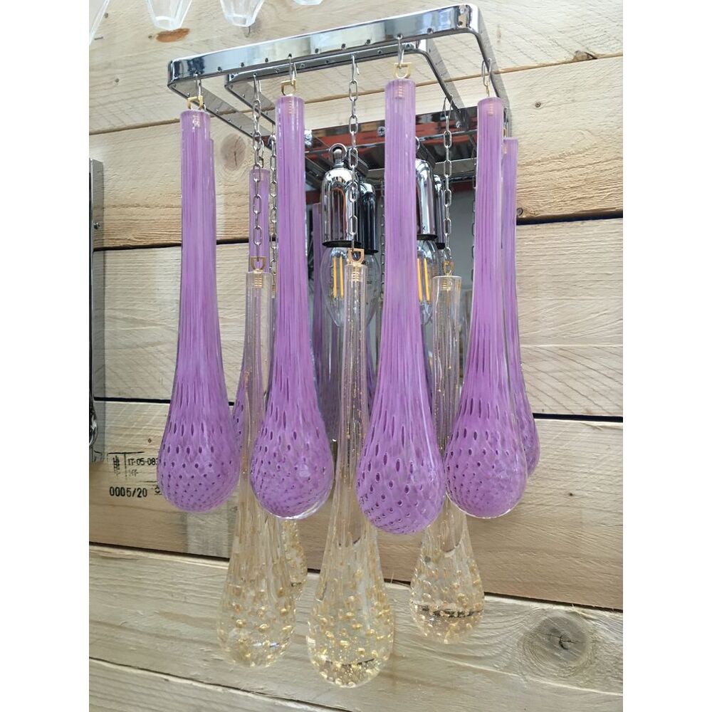 Murano glass wall sconce