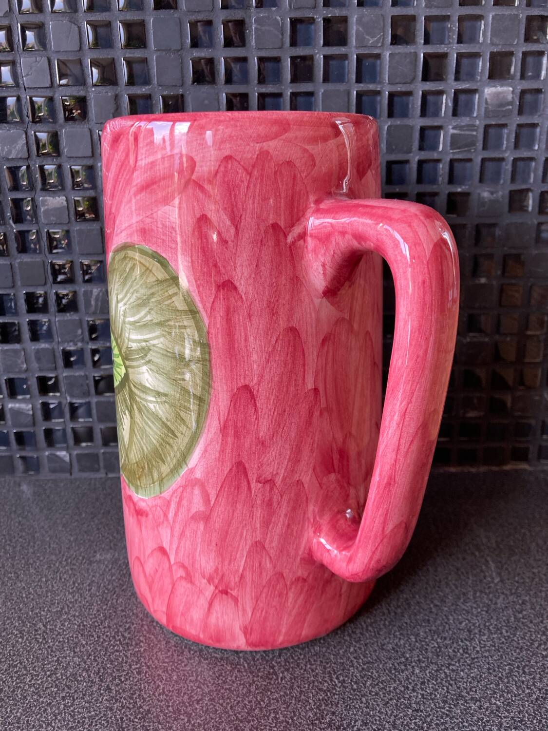Pichet céramique fruit kiwi