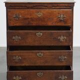 Antique English 18th Century Chest of Drawers with 5 Drawers