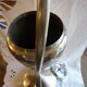 Stainless ashtray on foot tumblesbuto design 50s - 60s