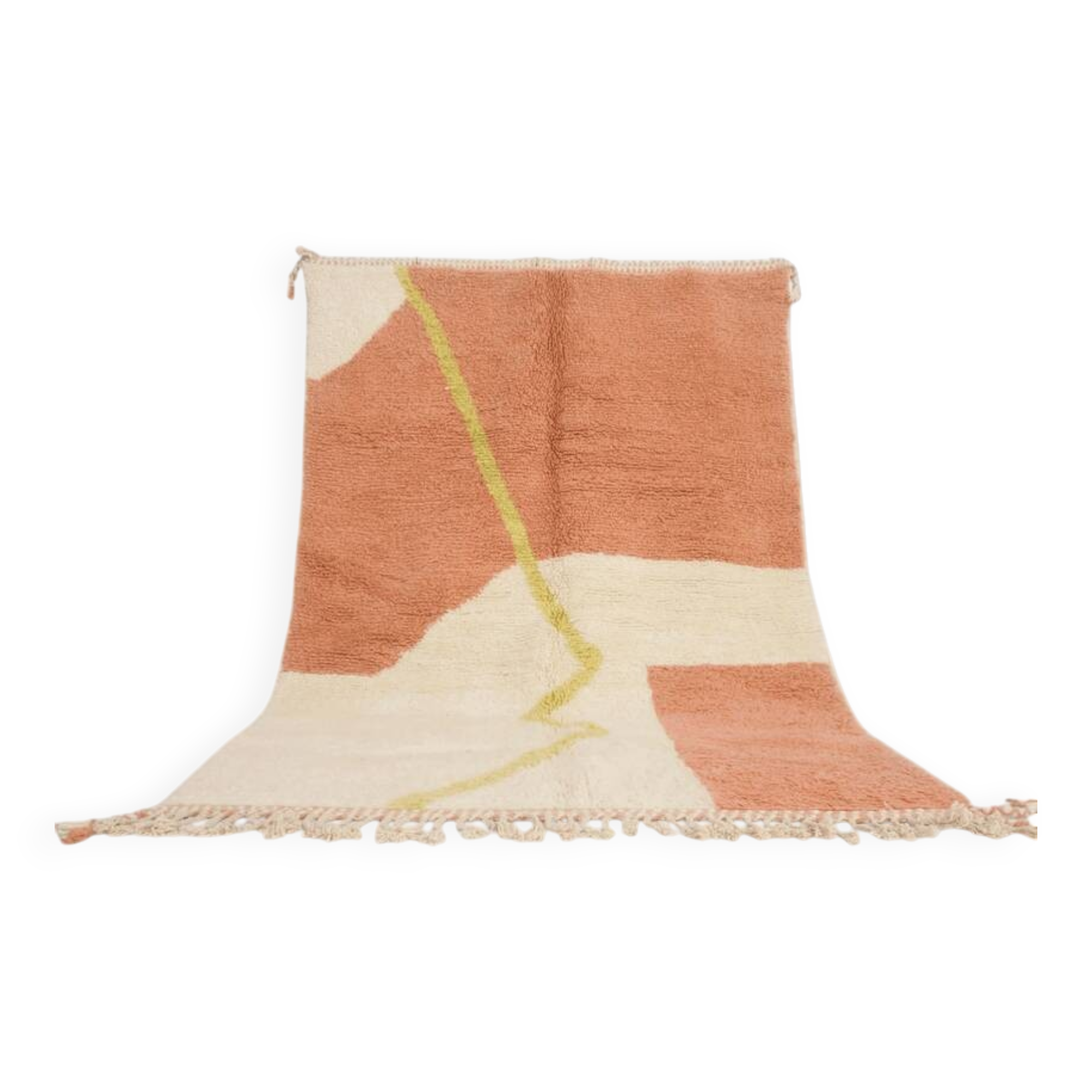 Moroccan pink beni ouarine tapos 250cmx150cm