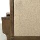 Vintage Brutalist Oak Armchair