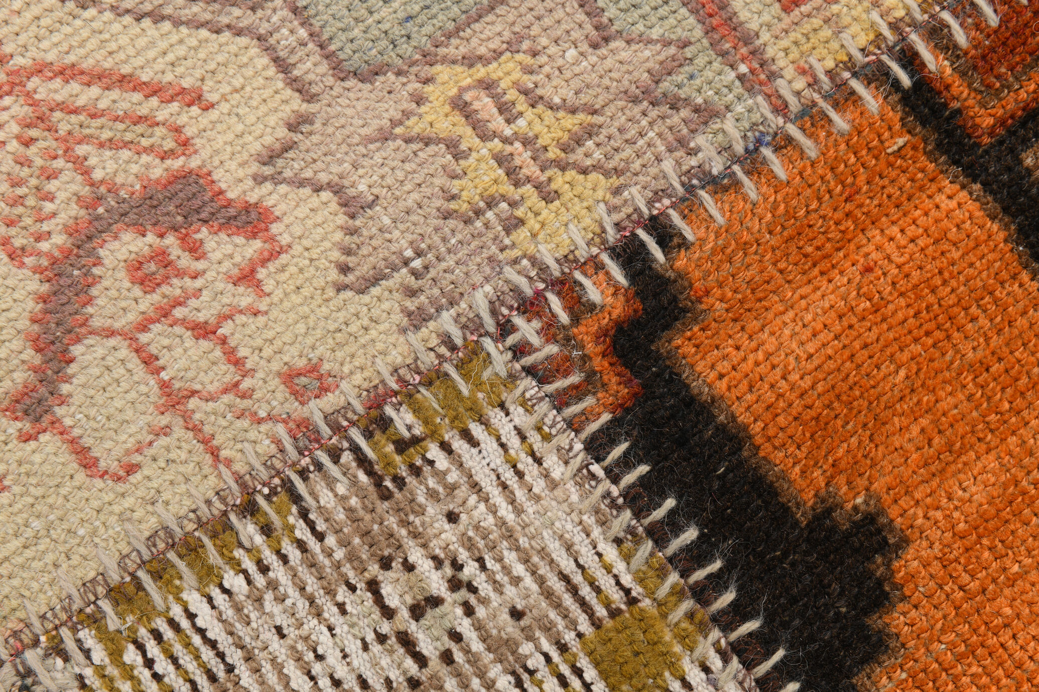 5x8 Red Classic Tapis Teppich Patchwork Rug,242x168Cm